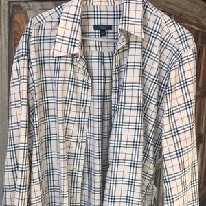 Burberry Dress Button Down Shirt L